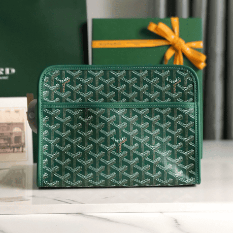 Goyard Jouvence Toiletry Bag - Green 10598 | Sandra Bags
