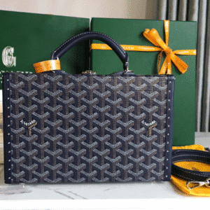 Goyard Grand Hôtel Suitcase Handbag - Dark Blue 45410 | Sandra Bags