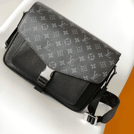 Louis Vuitton Taigarama Messenger Bag - Black 63450 | Sandra Bags