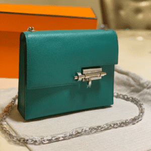 Hermes Verrou Handbag - Green 31654 | Sandra Bags