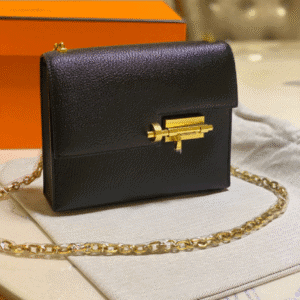 Hermes Verrou Handbag - Black 74654 | Sandra Bags