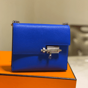 Hermes Verrou Handbag - Blue 31955 | Sandra Bags