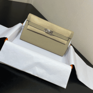 Hermes Kelly Crossbody Bag - Light Gray 65893 | Sandra Bags