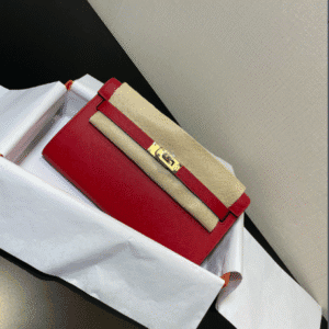 Hermes Kelly Crossbody Bag - Bright Red 24106 | Sandra Bags