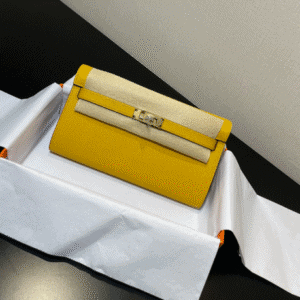 Hermes Kelly Crossbody Bag - Naple Yellow 23356 | Sandra Bags