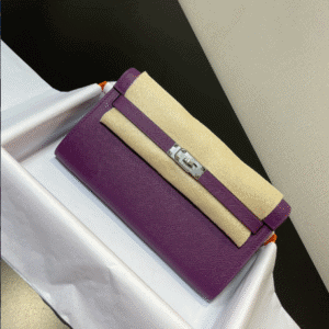Hermes Kelly Crossbody Bag - Purple 30042 | Sandra Bags