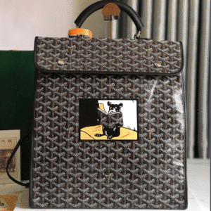 Goyard Saint Leger Folding Backpack - Black 14758 | Sandra Bags