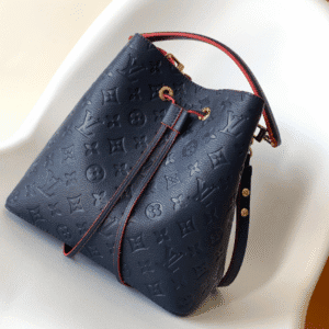 Louis Vuitton NéoNoé Medium Bucket Bag - Black/Red 23139 | Sandra Bags