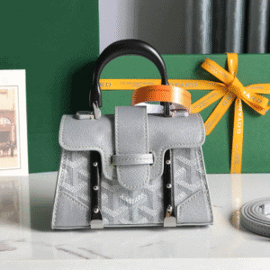 Goyard Saïgon Nano Super Mini Handbag - Silver 21171 | Sandra Bags