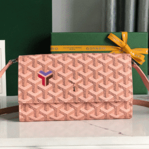 Goyard Varenne Crossbody Wallet - Pink 51314 | Sandra Bags