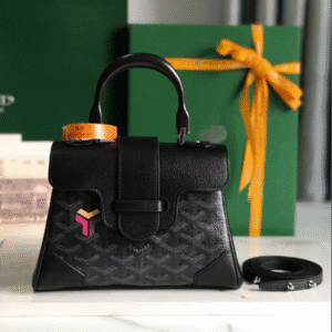 Goyard Saïgon Mini Handbag - Black 67052 | Sandra Bags