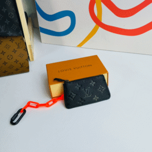 Louis Vuitton Key Case  Orange Chain - Black 28551 | Sandra Bags