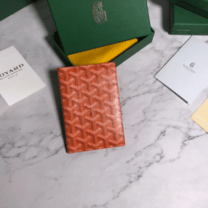 Goyard Passport Holder Wallet - Orange 69594 | Sandra Bags