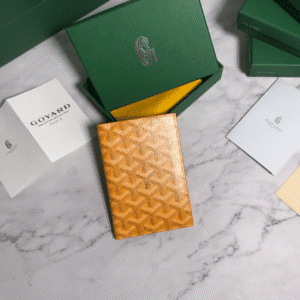Goyard Passport Holder Wallet - Musturd 62985 | Sandra Bags