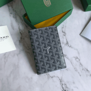 Goyard Passport Holder Wallet - Gray 36878 | Sandra Bags