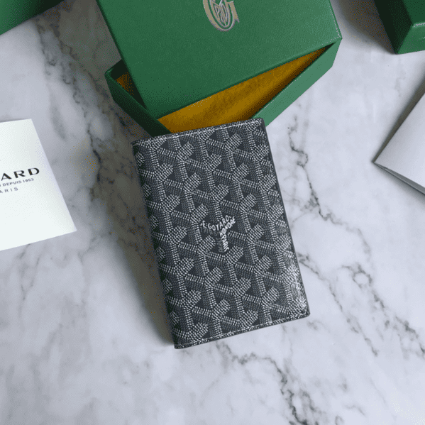 Goyard Passport Holder Wallet - Gray 36878 | Sandra Bags