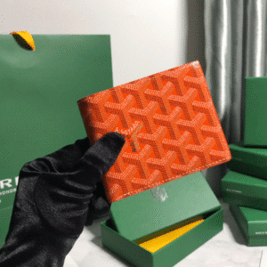 Goyard Hemp Wallet - Orange 73645 | Sandra Bags