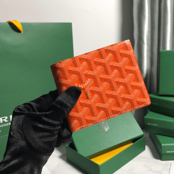 Goyard Hemp Wallet - Orange 73645 | Sandra Bags