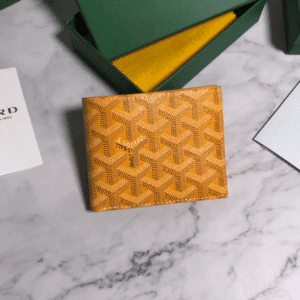 Goyard Hemp Wallet - Musturd 25661 | Sandra Bags