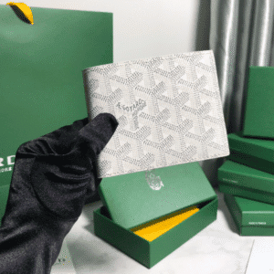 Goyard Hemp Wallet - Silver 77369 | Sandra Bags
