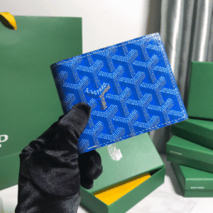 Goyard Hemp Wallet - Blue 87208 | Sandra Bags