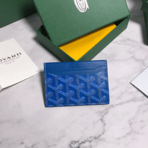Goyard Card Holder Card Bag - Electric Blue 60736 | Sandra Bags