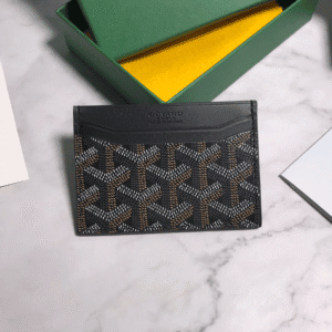 Goyard Card Holder Card Bag - Black 77912 | Sandra Bags