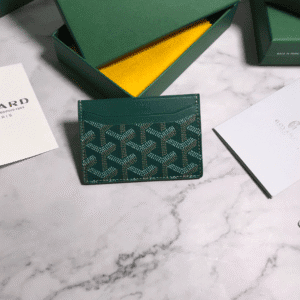 Goyard Card Holder Card Bag - Green 83858 | Sandra Bags