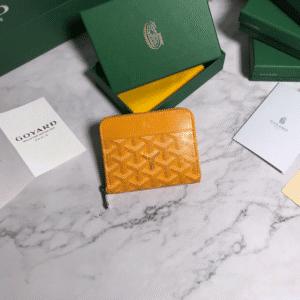Goyard Short Zipper Clip Wallet - Musturd 27899 | Sandra Bags