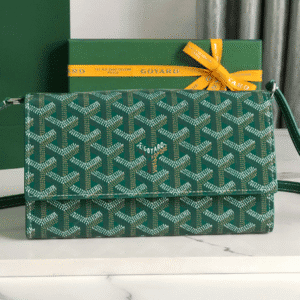 Goyard Varenne Wallet - Green 21158 | Sandra Bags