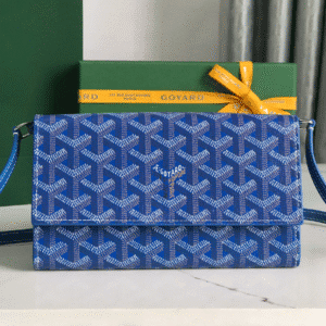 Goyard Varenne Wallet - Electric Blue 65775 | Sandra Bags