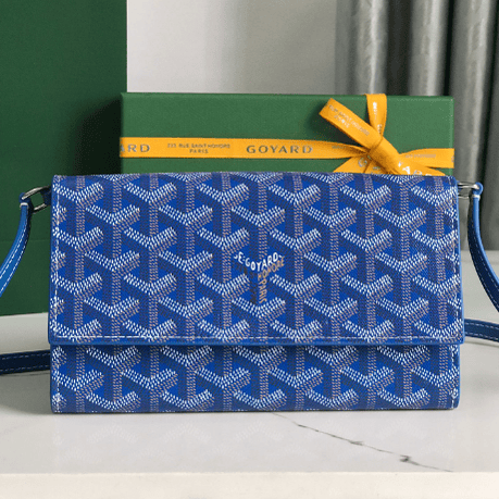 Goyard Varenne Wallet - Electric Blue 65775 | Sandra Bags
