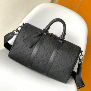 Louis Vuitton Keepall Bandoulière 35 Handbag - Black 24216 | Sandra Bags