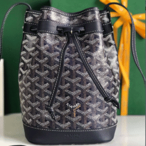 Goyard Petit Flot Bucket Bag - Black 12466 | Sandra Bags