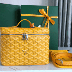 Goyard Muse Cosmetic Bag - Mustard 80532 | Sandra Bags