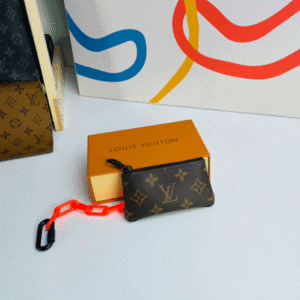Louis Vuitton Key Case  Orange Chain - Brown 68953 | Sandra Bags