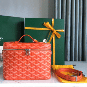 Goyard Muse Cosmetic Bag - Orange 72696 | Sandra Bags