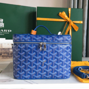 Goyard Muse Cosmetic Bag - Electric Blue 68903 | Sandra Bags