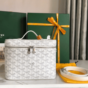 Goyard Muse Cosmetic Bag - White 22552 | Sandra Bags