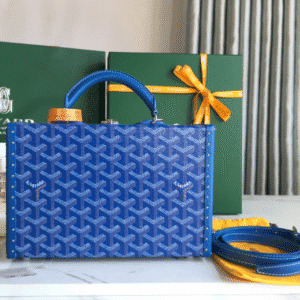 Goyard Grand Hôtel Suitcase Handbag - Electric Blue 52345 | Sandra Bags