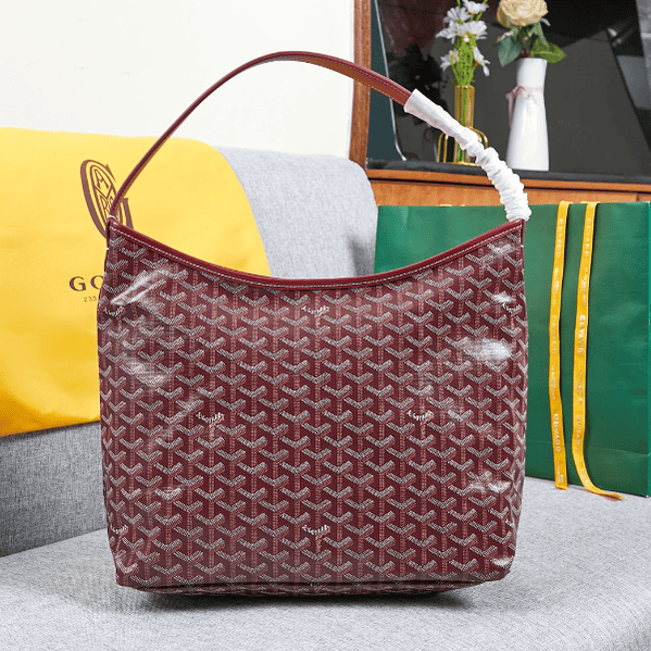 Goyard Hobo Bohème Underarm Bag - Wine Red 14651 | Sandra Bags
