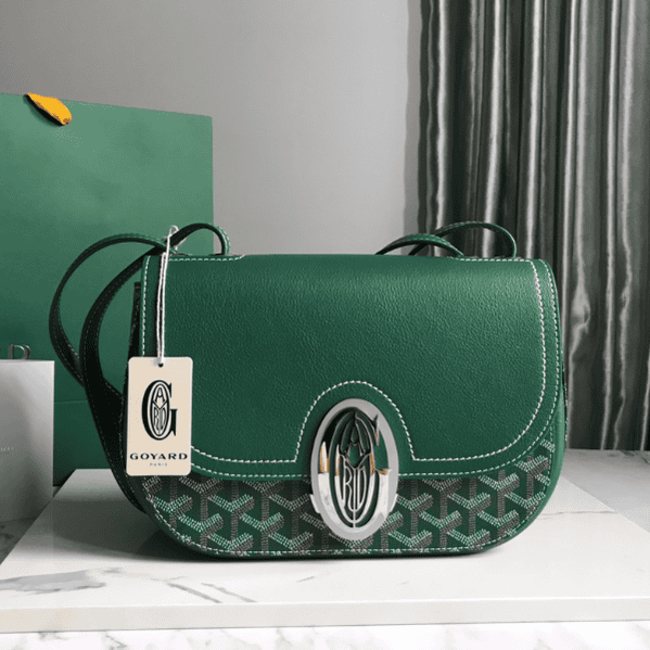 Goyard Brand New 233 lll Handbag - Green 80929 | Sandra Bags