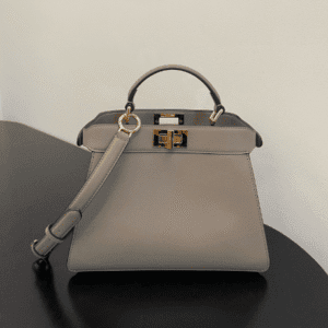 Fendi Peekaboo I See U Handbag - Gray 10981 | Sandra Bags