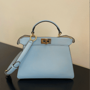 Fendi Peekaboo I See U Handbag - Blue 50511 | Sandra Bags