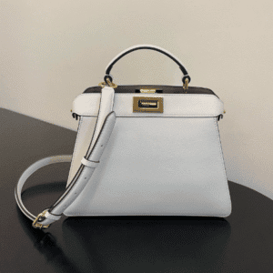 Fendi Peekaboo I See U Handbag - White 99596 | Sandra Bags