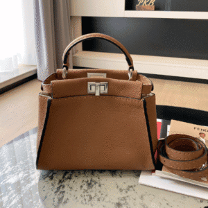 Fendi Peekaboo Handbag - Brown 97786 | Sandra Bags