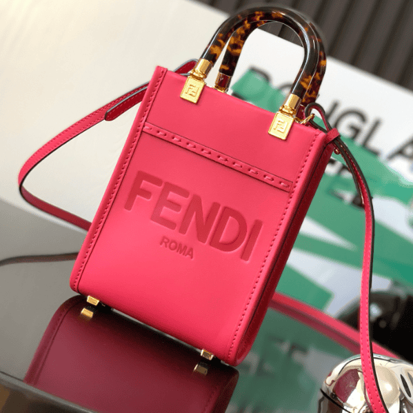 Fendi Mini Sunshine Bag - Pink 55842 | Sandra Bags