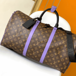 Louis Vuitton Keepall 50 Travel Bag - Purple 90608 | Sandra Bags