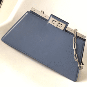 Fendi Peekaboo Cut Medium Bag - Blue 68452 | Sandra Bags