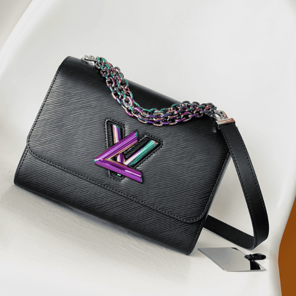 Louis Vuitton Twist Medium Handbag – Black 88293 | Sandra Bags